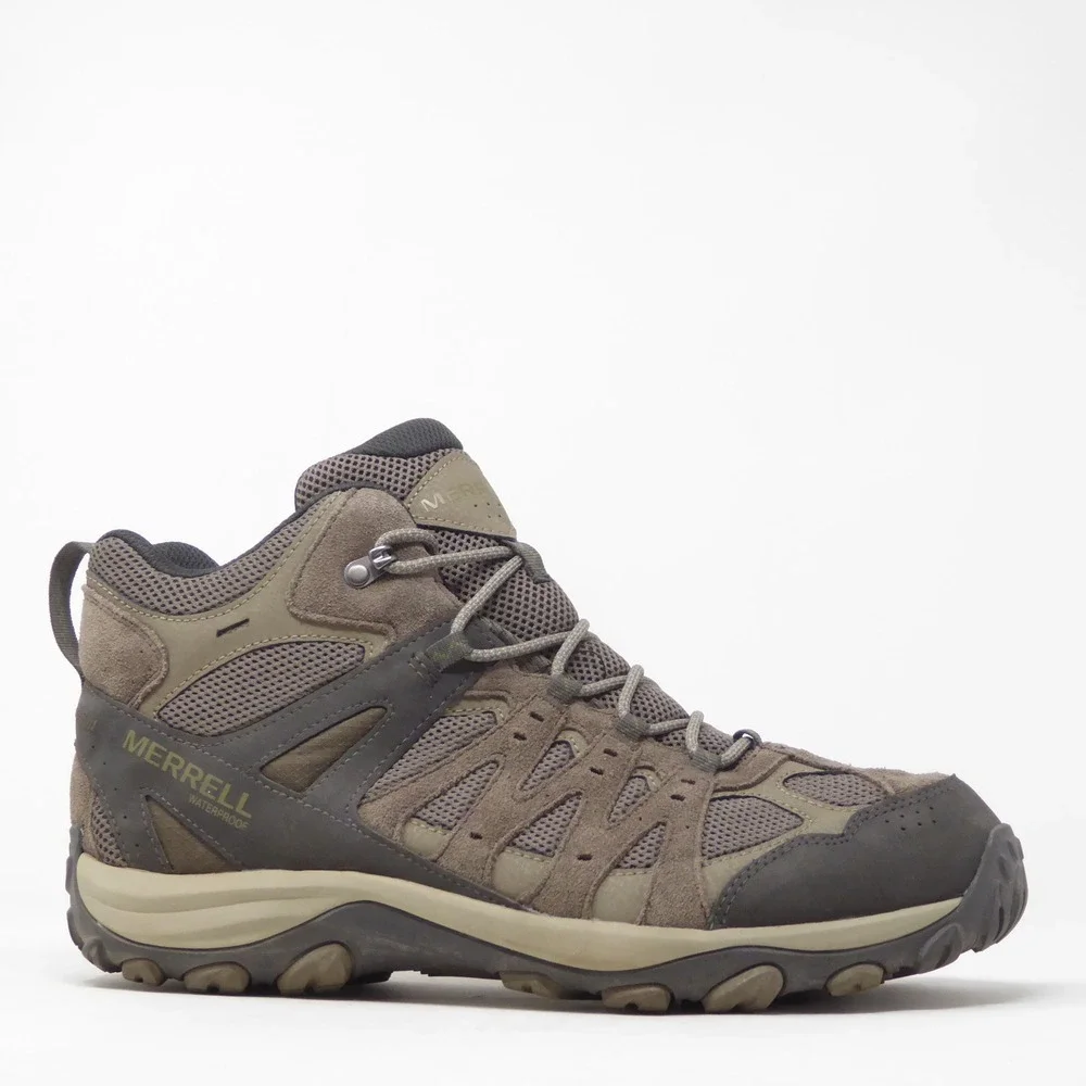 Merrell Accentor 3 Mid Mens Hiking Boots Brown Waterproof Suede Mesh 11W